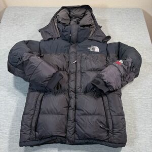 The North Face Jacket Mens L Black Summit Series 700 Down Puffer Hooded Coat